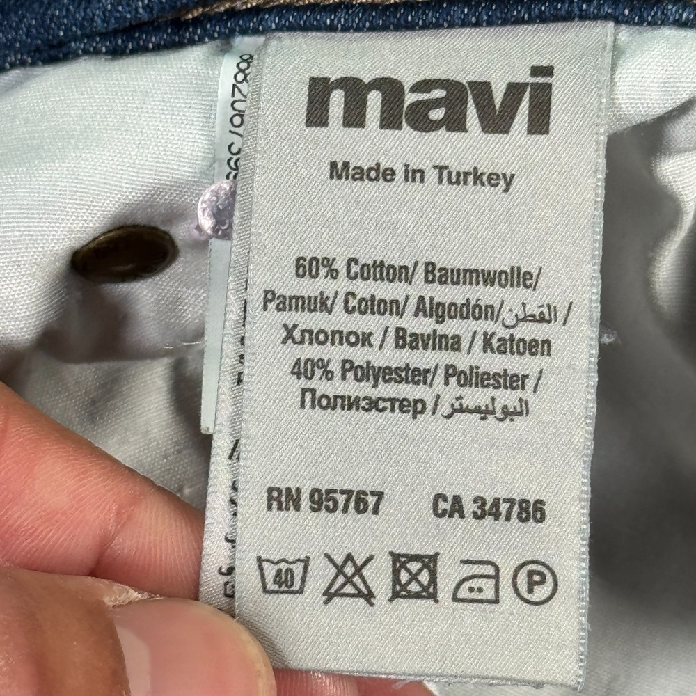 Mavi Matt Jeans Mens 35x32 Blue Lightwash Relaxed Straight Leg Denim Comfort - Picture 12 of 16